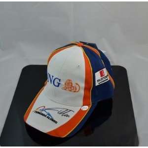  F1 World Champion Hand SIGNED Cap Hat F1 Mint Cond 2   Mens Boxing 