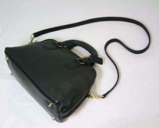 Vintage COACH Speedy Doctor Black Leather Satchel Purse, Fantastic Bag 