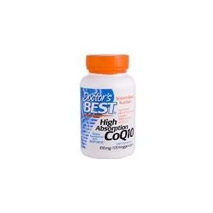Doctors Best Best, High Absorption CoQ10,with Bioperine, 100 mg, 120 