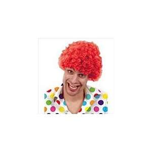  RED CURLY CLOWN WIG 10CM PILE [Kitchen & Home]