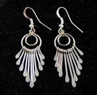   Dangle Earrings .925 Solid Navajo Native American Jewelry  