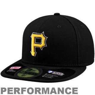 New Era Pittsburgh Pirates Black On Field 59Fifty Fitted Hat 