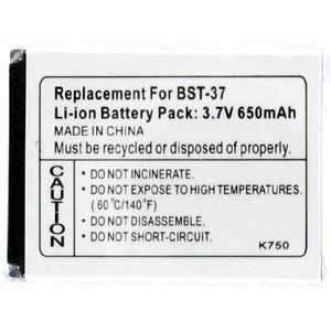   Replacement Lithium ion Battery for Sony Ericsson W350