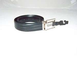 Ermenegildo Zegna braided black leather belt sz. 40  