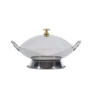  8 Stainless Steel Wok Serving Dish