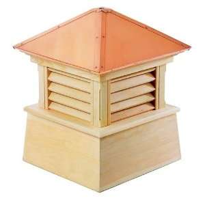    Handcrafted Bristol Copper Roof Wood Cupola Patio, Lawn & Garden
