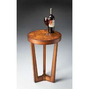    Butler Accent Table   Olive Ash Burl Finish