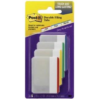 Post it(R) Durable Index Tabs, 1 Inch, Ideal For Binders 