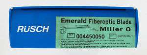 Rusch Emerald Fiberoptic Blade Miller Size O 004450050  