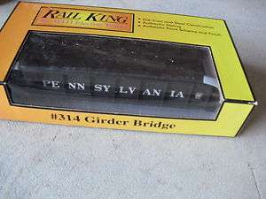 Rail King O Gauge 314 Diecast Pennsylvania Girder Bridge MIB  