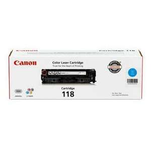  Canon Usa Cartridge 118 Cyan Toner For The Canon Color 