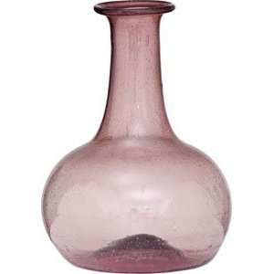    Port Red Recycled Glass Vase (onion design)