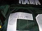AJ HAWK GREEN BAY PACKERS SIGNED AUTHENTIC STITCHED JERSEY XLV SUPER 