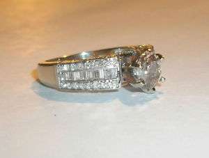 Brown / Pink Diamond 14K White Gold Engagement Ring  