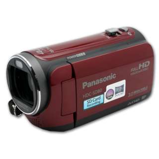 Panasonic HDC SD80 42X HD Camcorder (Red) HDC SD80R 885170040281 