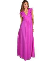 Jessica Simpson Deep V Neck Ruffle Gown $112.80 (  MSRP $188 