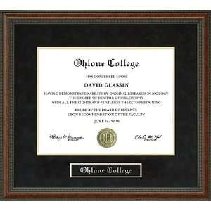  Ohlone College Diploma Frame
