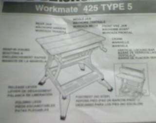 Black & Decker WM425 Workmate 425 550 Pound Capacity Portable Work 