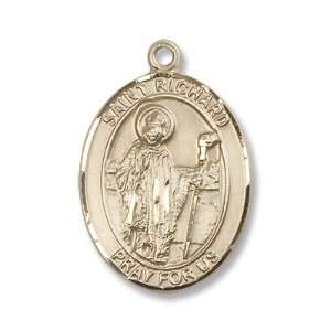  St. Richard Patron Saints Gold Filled St. Richard Pendant 
