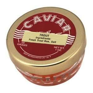 Pink Trout Roe Caviar 1.0 oz. / 28.0 gr.  Grocery 