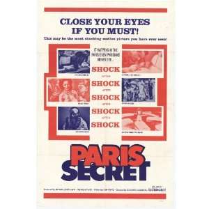  Paris Secret (1967) 27 x 40 Movie Poster Style A