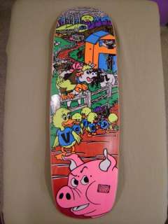 Cease and Desist World Industries Mike Vallely BARNYARD Deck RED STAIN 