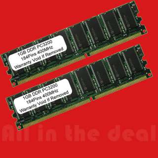 1GB 2GB PC3200 LOW DENSITY DDR DDR400 184pin MEMORY  