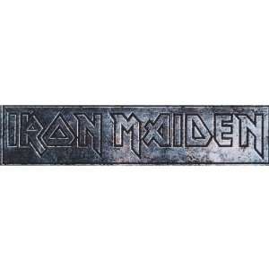  Iron Maiden   Engraved Logo   Decal   Sticker Automotive