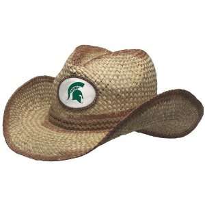   Michigan State Spartans Ladies Straw Cow Girl Hat