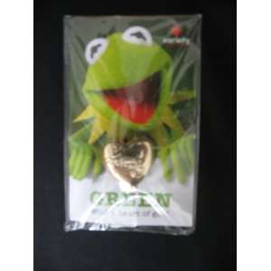 Variety Kermit the Frog Green With a Heart of Gold Pin  