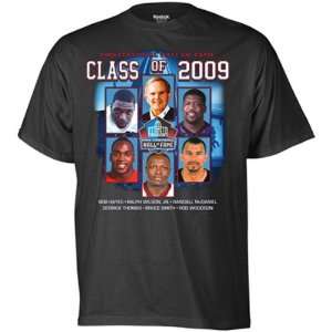 Pro Football Hall Of Fame Class Of 2009 T Shirt  Black  