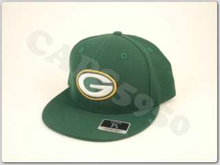 Green Bay Packers Hats Reebok Fitted Caps NFL Football  