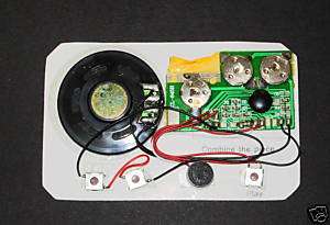 BARE Recorder Button Scrapbooking DIY Card Music Sound  
