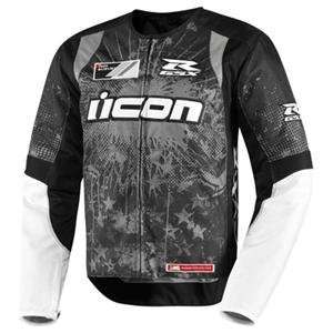  Icon Overlord Textile GSX R Jacket   Medium/Black 