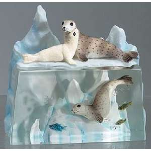  Seal and Sea Lions On Ice Collectible Figure