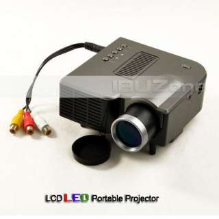 Multimedia LED LCD Portable Mini Projector Desk Type 45 Display AV in 