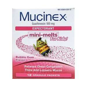   Mini Melts Bubble Gum Flavor 12 Pkts