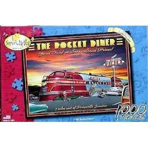 The Rocket Diner Train Puzzle Toys & Games