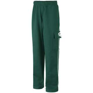 Michigan State Spartans Youth Green Automatic Cargo Fleece Pants at 