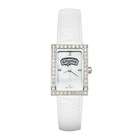   Auburn University Ladies Fashion Watch with White Leather Strap