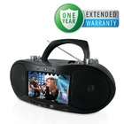 Magnasonic MAG MDVD500 Portable CD/DVD Player Boombox w/ Widescreen 