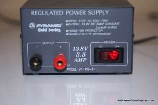 PYRAMID GOLD SERIES PS 4G PS4G REGULATED POWER SUPPLY  