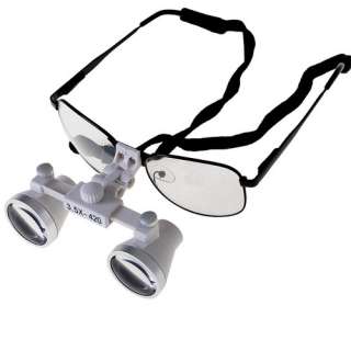 420mm SURGICAL DENTAL MEDICAL 3.5X LOUPES white  