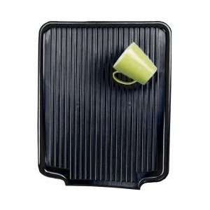 Dish Drainer   Black Plastic Drainboard