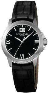 New RAYMOND WEIL Tradition Watch 5476 ST 00207 Black Dial Leather NEW 