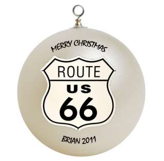 Personalized Route 66 Christmas Ornament Gift  