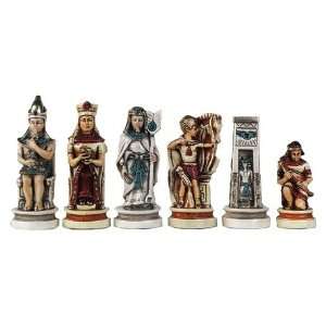   The Queen of The Nile Hand Painted Chess Set
