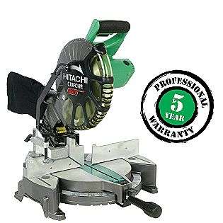 10 In. Compound Miter Saw w/Laser  Hitachi Tools Bench & Stationary 
