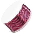   Artistic Craft Wire Silver Plated Fuchsia Hot Pink 18 Gauge