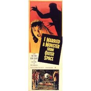  I Married A Monster From Outer Space Movie Poster (14 x 36 